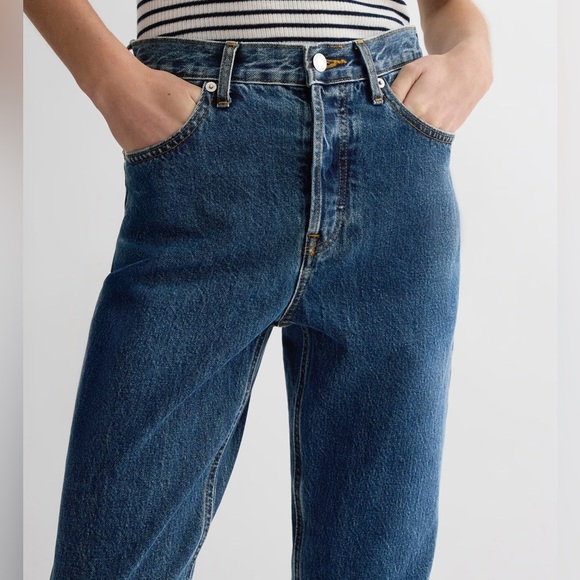 Everlane Women's The ’90s Cheeky Jean Straight Leg Blue Jeans size 26 regular - Picture 2 of 12